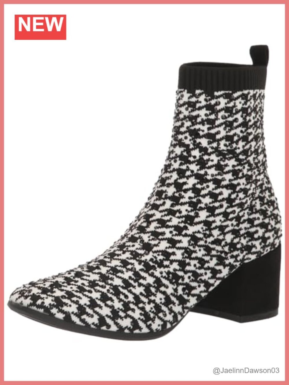 Kenneth Cole Reaction Rida Stretch Pull On Bootie Block Heel Mid-Calf Boots